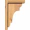 Ekena Millwork New Brighton Smooth Corbel w/Backplate, Western Red Cedar, 5 1/2"W x 8"D x 12"H COR06X08X12NEB01SWR - alternate 4